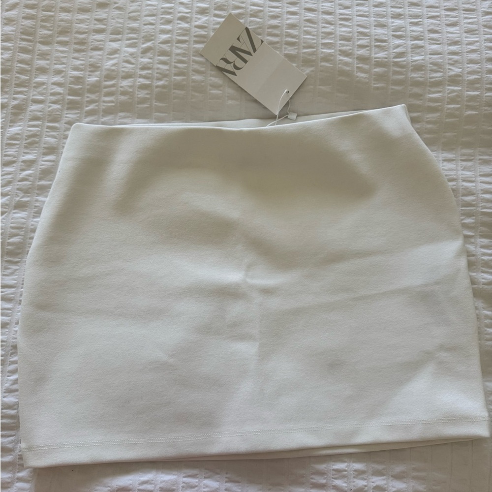 Zara White Skirt